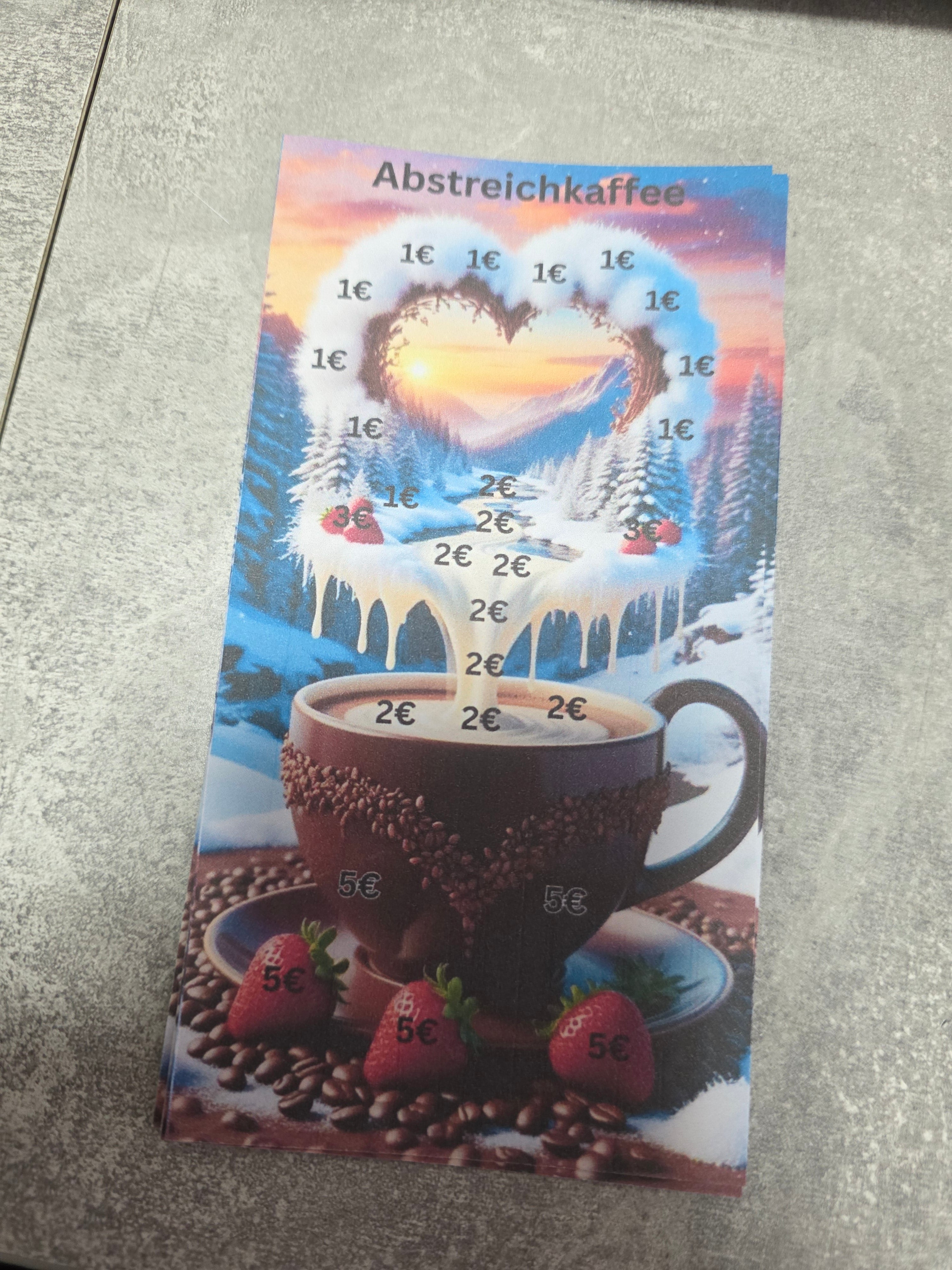Abstreichkaffee Artikelnummer 036