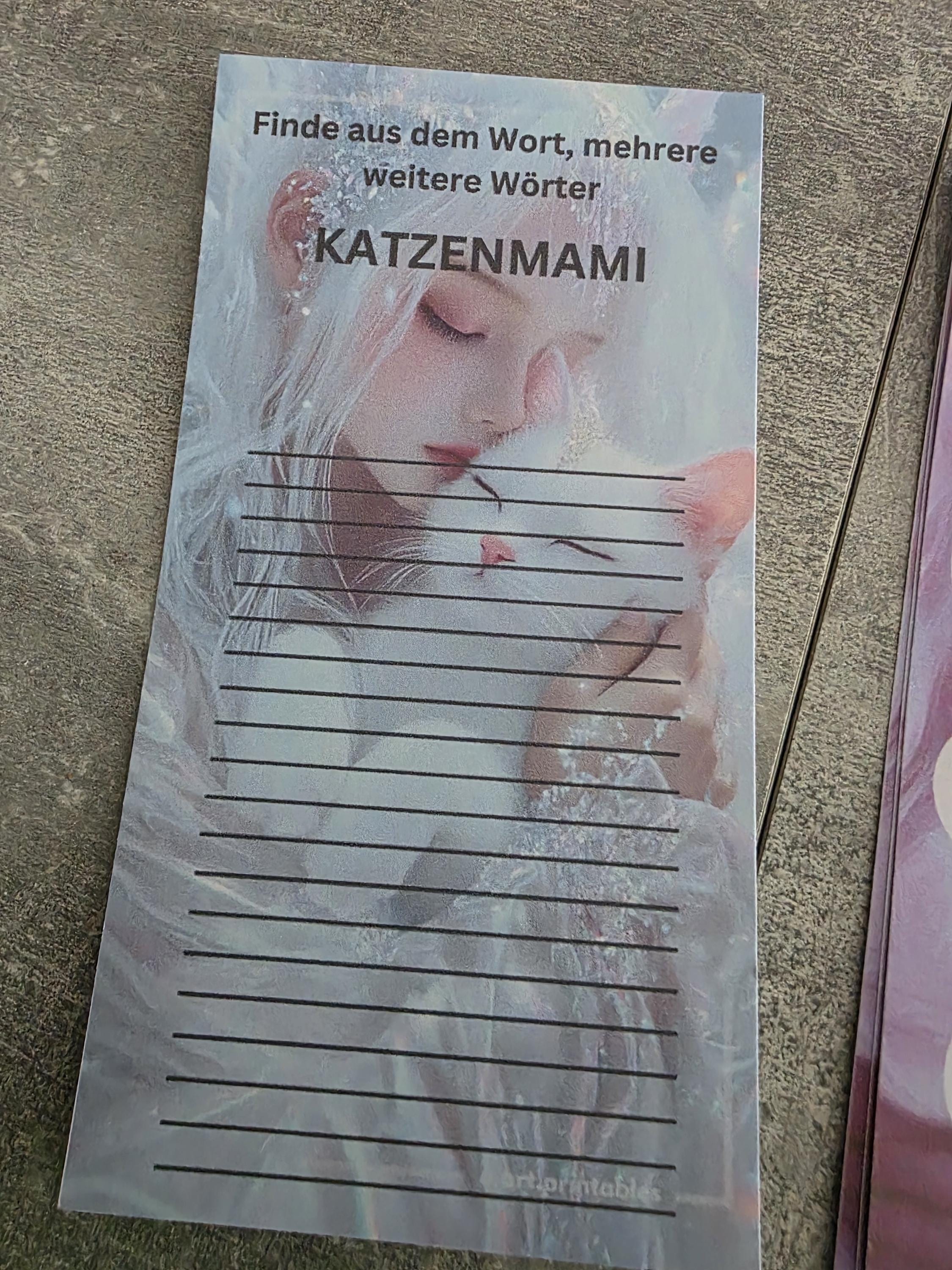 katzenmamiset Artikelnummer 038