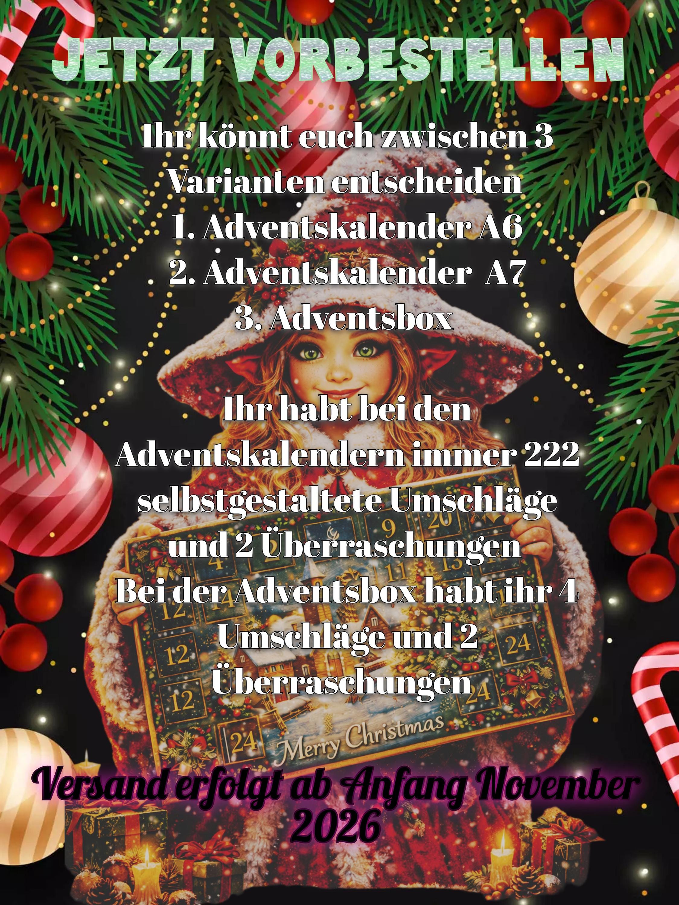 Adventskalender Artikelnummer w001